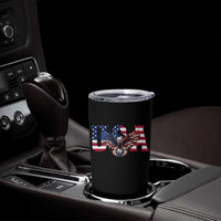 USA Soccer Eagle American Flag Fan Tumbler Cup