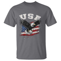 USA Soccer Bald Eagle American Flag Vintage T Shirt