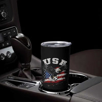 USA Soccer Bald Eagle American Flag Vintage Tumbler Cup