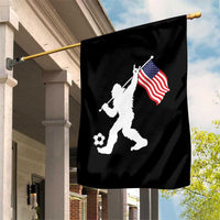 USA Soccer Bigfoot American Flag Fan Garden Flag