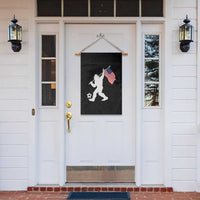 USA Soccer Bigfoot American Flag Fan Garden Flag