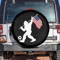 USA Soccer Bigfoot American Flag Fan Spare Tire Cover