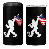 USA Soccer Bigfoot American Flag Fan 4 in 1 Can Cooler Tumbler