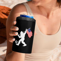 USA Soccer Bigfoot American Flag Fan 4 in 1 Can Cooler Tumbler