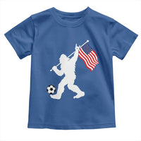 USA Soccer Bigfoot American Flag Fan Toddler T Shirt