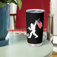 USA Soccer Bigfoot American Flag Fan Tumbler Cup