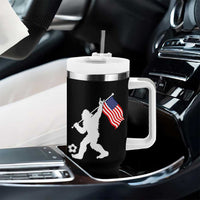 USA Soccer Bigfoot American Flag Fan Tumbler With Handle
