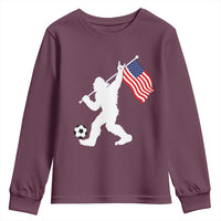 USA Soccer Bigfoot American Flag Fan Youth Sweatshirt