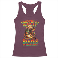 Black Cowgirl Racerback Tank Top When Them Fans At Boots On The Ground - Wonder Print Shop