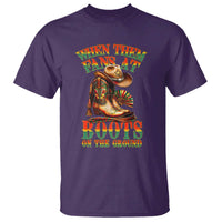 Black Cowgirl T Shirt When Them Fans At Boots On The Ground - Wonder Print Shop
