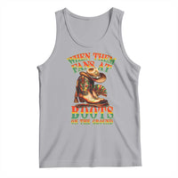 Black Cowgirl Tank Top When Them Fans At Boots On The Ground - Wonder Print Shop
