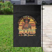Black Cowgirl Rodeo Garden Flag Where Them Fans At Boots On Da Ground - Wonder Print Shop