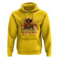 Black Cowgirl Rodeo Hoodie Where Them Fans At Boots On Da Ground - Wonder Print Shop