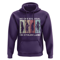 No One is Illegal on Stolen Land Hoodie Native American Indigenous - Wonder Print Shop
