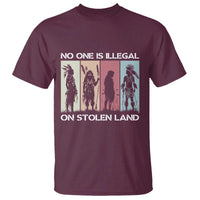 No One is Illegal on Stolen Land T Shirt Native American Indigenous - Wonder Print Shop