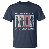 No One is Illegal on Stolen Land T Shirt Native American Indigenous - Wonder Print Shop