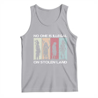 No One is Illegal on Stolen Land Tank Top Native American Indigenous - Wonder Print Shop