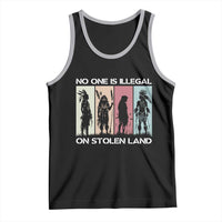 No One is Illegal on Stolen Land Tank Top Native American Indigenous - Wonder Print Shop