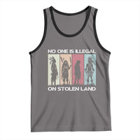 No One is Illegal on Stolen Land Tank Top Native American Indigenous - Wonder Print Shop