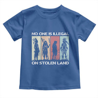 No One is Illegal on Stolen Land Toddler T Shirt Native American Indigenous - Wonder Print Shop