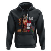 Native American Stop MMIW Hoodie I Wear Red For My Sister - Wonder Print Shop