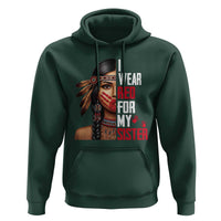Native American Stop MMIW Hoodie I Wear Red For My Sister - Wonder Print Shop