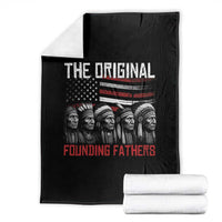 Native American Tribe Throw Blanket The Original Founding Fathers - Wonder Print Shop
