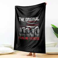 Native American Tribe Throw Blanket The Original Founding Fathers - Wonder Print Shop