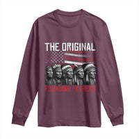 Native American Tribe Long Sleeve Shirt The Original Founding Fathers - Wonder Print Shop