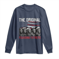 Native American Tribe Long Sleeve Shirt The Original Founding Fathers - Wonder Print Shop