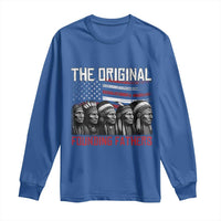 Native American Tribe Long Sleeve Shirt The Original Founding Fathers - Wonder Print Shop