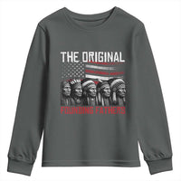 Native American Tribe Youth Sweatshirt The Original Founding Fathers - Wonder Print Shop
