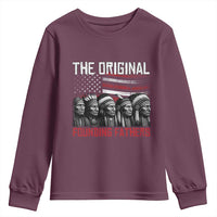 Native American Tribe Youth Sweatshirt The Original Founding Fathers - Wonder Print Shop