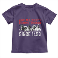 Native American Toddler T Shirt Homeland Security Fighting Terrorism Since 1492 - Wonder Print Shop