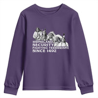 Homeland Security Fighting Terrorism Since 1492 Native American Youth Sweatshirt - Wonder Print Shop