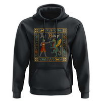 Le Boop Medieval Knight Dragon Fantasy Book Lover Humor Hoodie