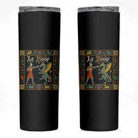 Le Boop Medieval Knight Dragon Fantasy Book Lover Humor Skinny Tumbler