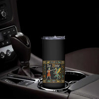 Le Boop Medieval Knight Dragon Fantasy Book Lover Humor Skinny Tumbler