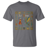 Le Boop Medieval Knight Dragon Fantasy Book Lover Humor T Shirt