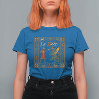 Le Boop Medieval Knight Dragon Fantasy Book Lover Humor T Shirt For Women