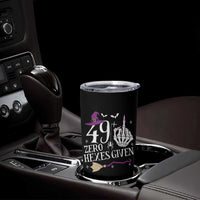 50th Birthday Halloween Tumbler Cup 49 Plus Middle Finger Zero Hexes Given Gift For Women