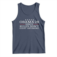 Obama 2028 Since Rules Don't Exist Anymore Tank Top Funny Political Sarcastic Humor