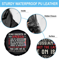 Dear Racists in America You Live On is Native American Spare Tire Cover Anti Racism Indigenous Political Humor