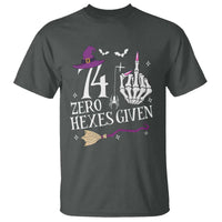 75th Birthday Halloween T Shirt 74 Plus Middle Finger Zero Hexes Given Gift For Women