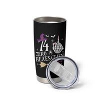 75th Birthday Halloween Tumbler Cup 74 Plus Middle Finger Zero Hexes Given Gift For Women