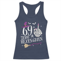 70th Birthday Halloween Racerback Tank Top 69 Plus Middle Finger Zero Hexes Given Gift For Women
