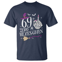 70th Birthday Halloween T Shirt 69 Plus Middle Finger Zero Hexes Given Gift For Women