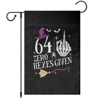 65th Birthday Halloween Garden Flag 64 Plus Middle Finger Zero Hexes Given Gift For Women