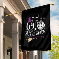 65th Birthday Halloween Garden Flag 64 Plus Middle Finger Zero Hexes Given Gift For Women