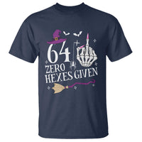 65th Birthday Halloween T Shirt 64 Plus Middle Finger Zero Hexes Given Gift For Women